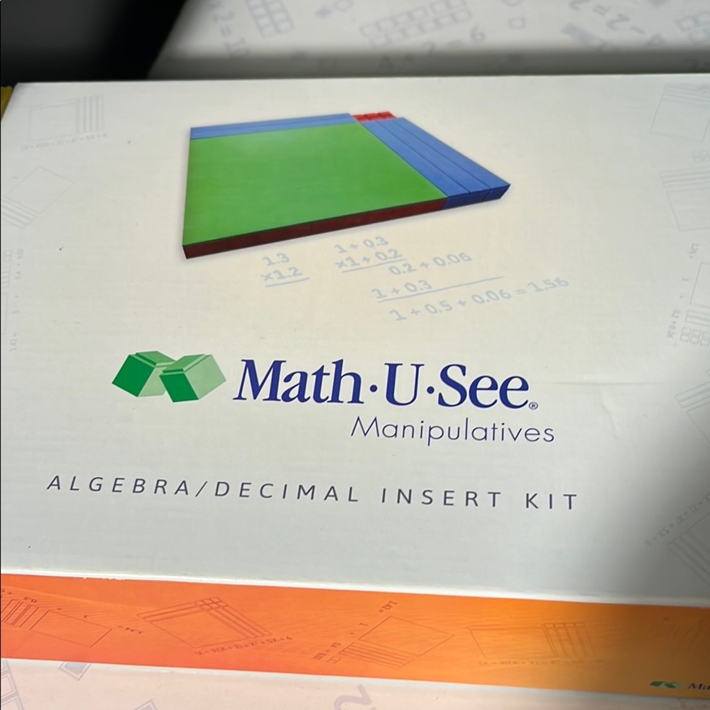 Math U See Manipulative Integer Blocks and algebra inserts - Picture 2 of 9